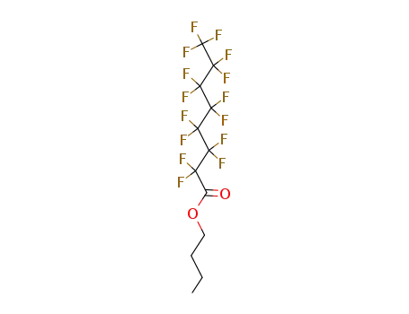 Molecular Structure of 307-96-0 (N-BUTYL PERFLUOROOCTANOATE)