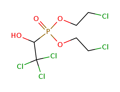 Molecular Structure of 14114-78-4 (Phosphonic acid, (2,2,2-trichloro-1-hydroxyethyl)-, bis(2-chloroethyl)
ester)