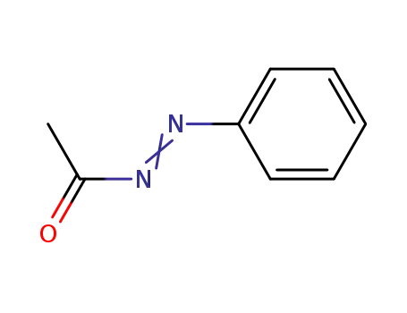Molecular Structure of 13443-97-5 (1-ACETYL-2-PHENYLDIAZENE)