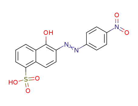 5-Hydroxy-6-(4-nitro-phenylazo)-naphthalene-1-sulfonic acid