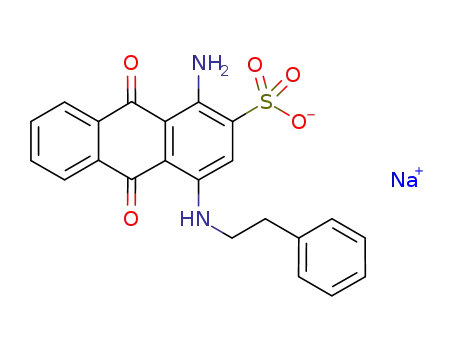 sodium 1-amino-4-(2-phenethylamino)-9,10-dioxo-9,10-dihydroanthracene-2-sulfonate