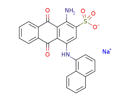 sodium 1-amino-4-(1-naphthylamino)-9,10-dioxo-9,10-dihydroanthracene-2-sulfonate