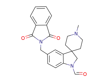 5'-(1,3-dioxo-1,3-dihydro-isoindol-2-ylmethyl)-1'-formyl-1-methyl-spiro[piperidine-4,3'-(2H)-indole]