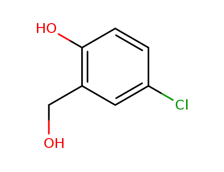 Molecular Structure of 5330-38-1 (5-CHLORO-2-HYDROXYBENZYL ALCOHOL)