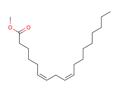 Molecular Structure of 18287-20-2 (6,9-Octadecadienoic acid, methyl ester, (Z,Z)-)