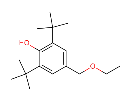Molecular Structure of 3080-84-0 (2,6-DI-TERT-BUTYL-4-ETHOXYMETHYL-PHENOL)