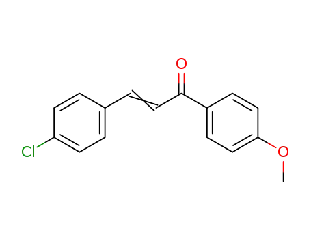 Molecular Structure of 6552-68-7 (3-(4-CHLOROPHENYL)-1-(4-METHOXYPHENYL)PROP-2-EN-1-ONE)