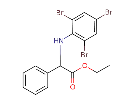 ethyl 2-phenyl-2-((2,4,6-tribromophenyl)amino)acetate