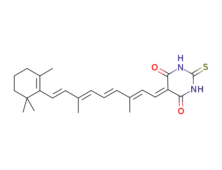 5-[3,7-dimethyl-9-(2,6,6-trimethylcyclohex-1-enyl)-nona-2E,4E,6E,8E-tetraenylidene]-2-thiobarbituric acid
