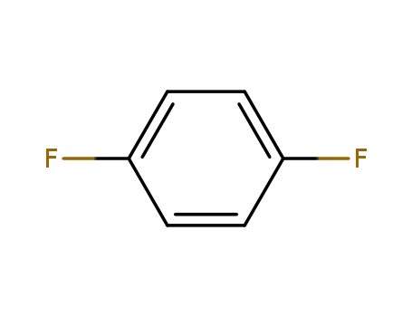 Molecular Structure of 540-36-3 (1,4-Difluorobenzene)