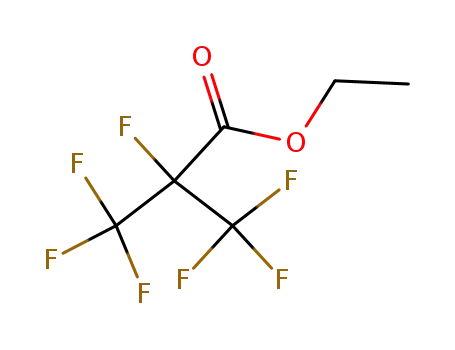 Propanoic acid, 2,3,3,3-tetrafluoro-2-(trifluoromethyl)-, ethyl ester 1526-49-4