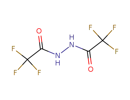 Molecular Structure of 667-35-6 (2,2,2-TRIFLUORO-N'-(TRIFLUOROACETYL)ACETOHYDRAZIDE)