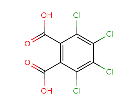 Molecular Structure of 632-58-6 (Tetrachlorophthalic acid)