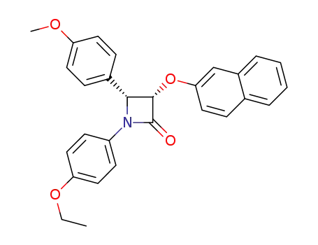 cis-1-(4-ethoxyphenyl)-4-(4-methoxyphenyl)-3-(naphthalen-2-yloxy)-azetidin-2-one
