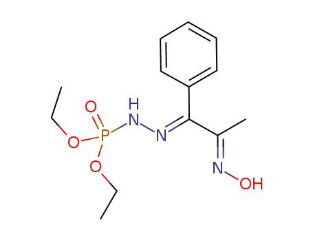 O,O-diethyl 2-(E)-(1-phenyl-2-oxopropylidene)-phosphorohydrazide (E)-oxime