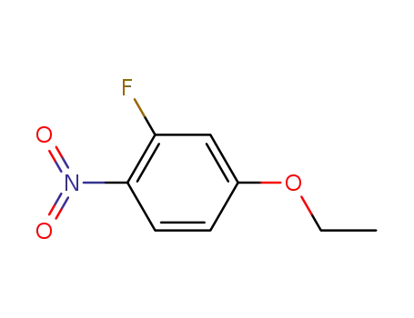 Molecular Structure of 28987-48-6 (4-ETHOXY-2-FLUORO-1-NITROBENZENE)