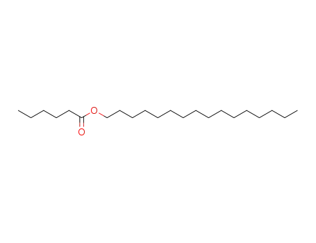Molecular Structure of 14331-11-4 (Hexanoic acid, hexadecyl ester)
