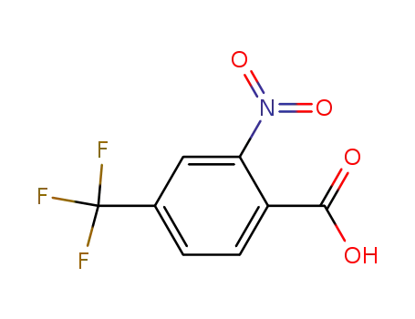 Molecular Structure of 320-94-5 (2-Nitro-4-trifluoromethylbenzoic acid)