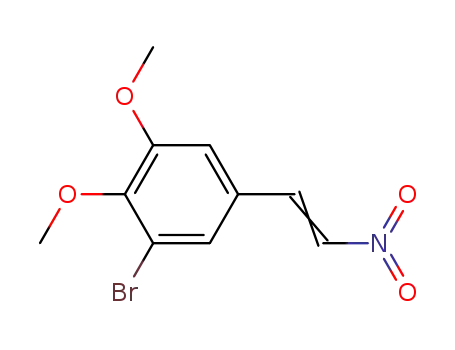 Benzene, 1-bromo-2,3-dimethoxy-5-(2-nitroethenyl)- cas  54291-90-6