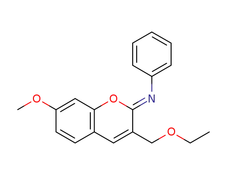 (Z)-3-ethoxymethyl-7-methoxy-2-phenylimino-2H-chromene
