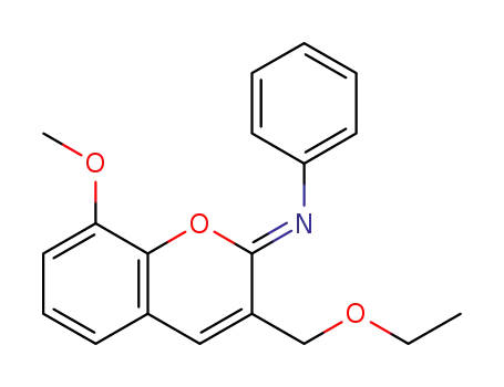 (Z)-3-ethoxymethyl-8-methoxy-2-phenylimino-2H-chromene