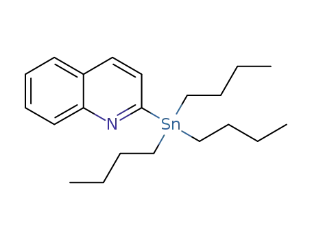 Molecular Structure of 868286-21-9 (2-(tributylstannyl)quinoline)