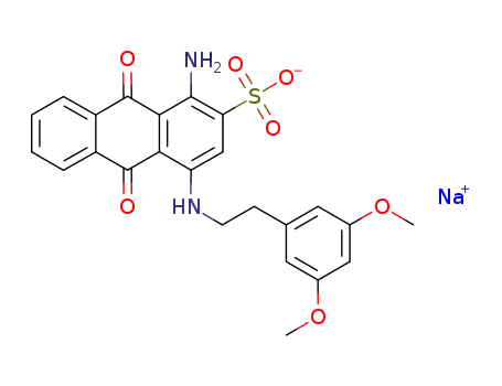 sodium 1-amino-4-(3,4-dimethoxyphenethylamino)-9,10-dioxo-9,10-dihydroanthracene-2-sulfonate