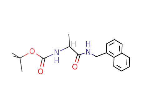tert-butyl (S)-(1-((naphthalen-1-ylmethyl)amino)-1-oxopropan-2-yl)carbamate