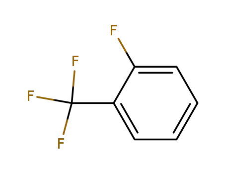 Molecular Structure of 392-85-8 (2-Fluorobenzotrifluoride)