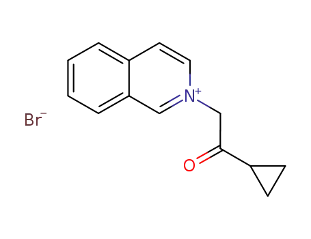 2-(2-cyclopropyl-2-oxoethyl)isoquinolin-2-ium bromide