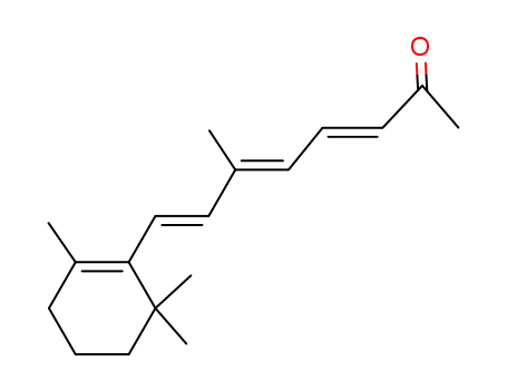 3,5,7-Octatrien-2-one, 6-methyl-8-(2,6,6-trimethyl-1-cyclohexen-1-yl)-,
(3E,5E,7E)-