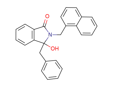3-benzyl-3-hydroxy-2-(naphthalen-1-ylmethyl)isoindolin-1-one