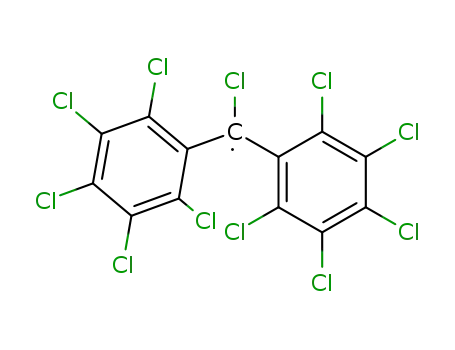 Molecular Structure of 3225-61-4 (Chlorobis(pentachlorophenyl)methyl radical)