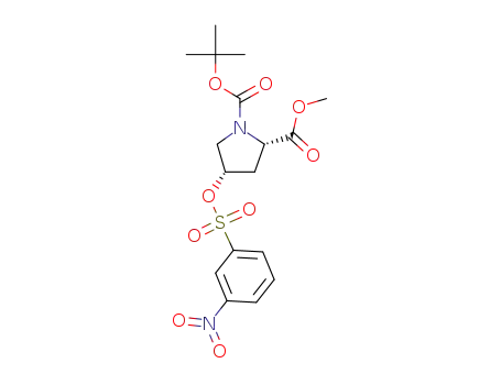 (2S,4S)-1-tert-butyl 2-methyl 4-(3-nitrophenylsulfonyloxy)pyrrolidine-1,2-dicarboxylate