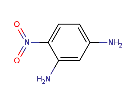 Molecular Structure of 5131-58-8 (4-Nitro-1,3-phenylenediamine)