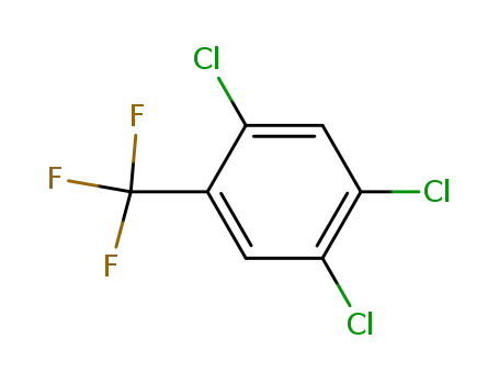 Molecular Structure of 56148-83-5 (2,4,5-Trichloro Benzotrifluoride)