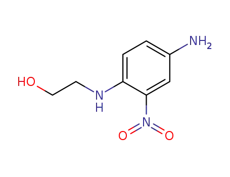 Molecular Structure of 2871-01-4 (2-(4-Amino-2-nitroanilino)-ethanol)