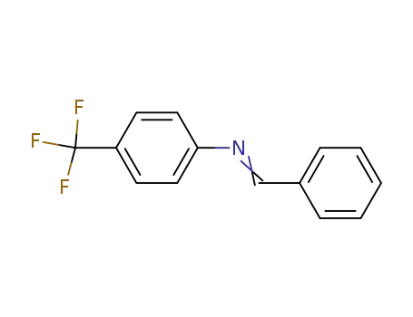 Molecular Structure of 351-98-4 (Benzenamine, N-(phenylmethylene)-4-(trifluoromethyl)-)