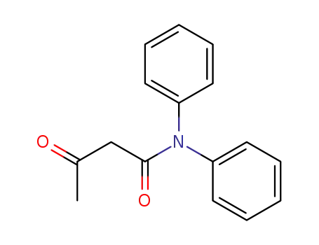 Molecular Structure of 2540-31-0 (3-oxo-N,N-diphenylbutanamide)