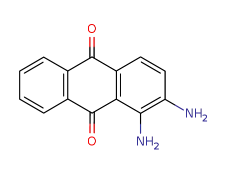 Molecular Structure of 1758-68-5 (1,2-Diaminoanthraquinone)