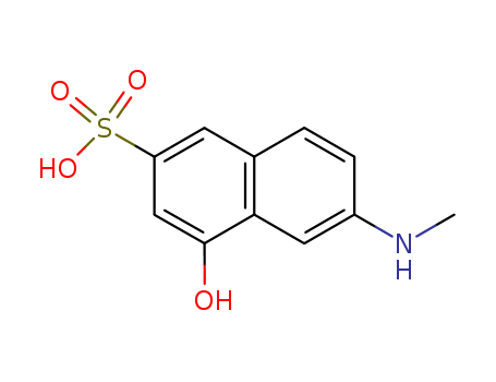 4-Hydroxy-6-methylamino-2-naphthalene sulfonic acid