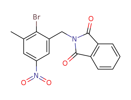 2-[(2-bromo-3-methyl-5-nitrophenyl)methyl]-2,3-dihydro-1H-isoindole-1,3-dione