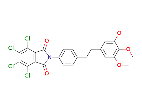 4,5,6,7-tetrachloro-2-{4-[2-(3,4,5-trimethoxyphenyl)ethyl]phenyl}-isoindole-1,3-dione