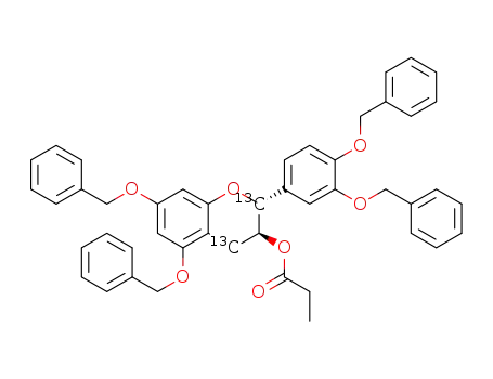[2-(13)C,4-(13)C]-3-O-propiolate ester-5,7,3',4'-tetra-O-benzyl-catechin