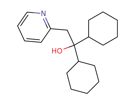 Molecular Structure of 102658-00-4 (2’,2’-Dicyclohexyl-2’-hydroxy-2-ethylpyridine)
