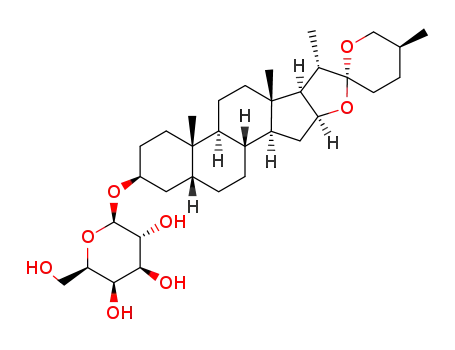 Molecular Structure of 68422-00-4 (Sarsasapogenin 3-O-β-D-galactopyranosid)