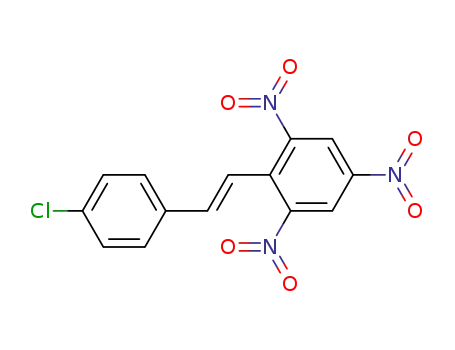 Molecular Structure of 61599-70-0 (Benzene, 2-[(1E)-2-(4-chlorophenyl)ethenyl]-1,3,5-trinitro-)