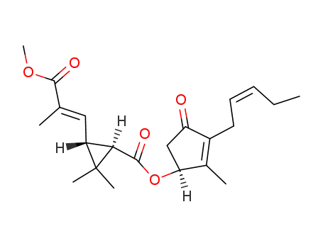 Cyclopropanecarboxylicacid, 3-[(1E)-3-methoxy-2-methyl-3-oxo-1-propen-1-yl]-2,2-dimethyl-,(1S)-2-methyl-4-oxo-3-(2Z)-2-penten-1-yl-2-cyclopenten-1-yl ester, (1R,3R)-                                   