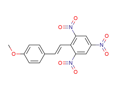 Benzene, 2-[(1E)-2-(4-methoxyphenyl)ethenyl]-1,3,5-trinitro-