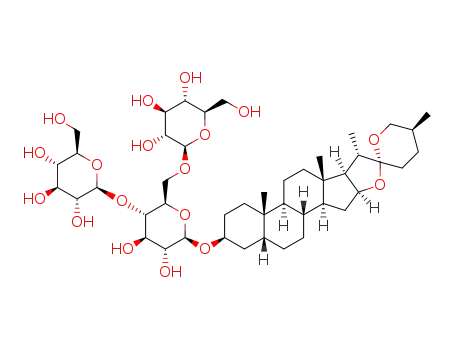 sarsasapogenyl β-D-glucopyranosyl-(1->4)-[β-D-glucopyranosyl-(1->6)]-β-D-glucopyranoside